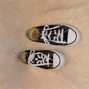 Converse Navy Blue & White Sneakers